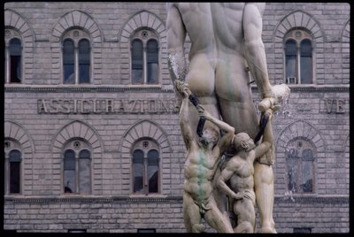 Detail from the Neptune Fountain (detail) by Bartolomeo Ammannati
